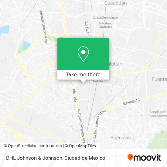 DHL Johnson & Johnson map