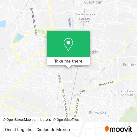 Mapa de Onest Logistics