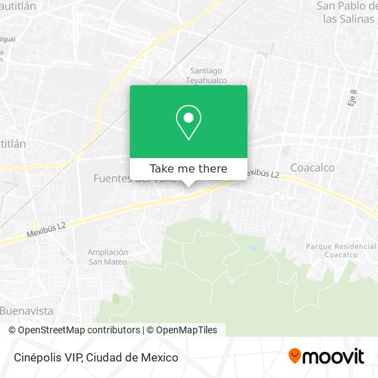 Mapa de Cinépolis VIP