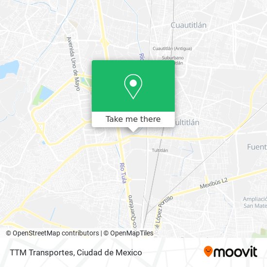 TTM Transportes map