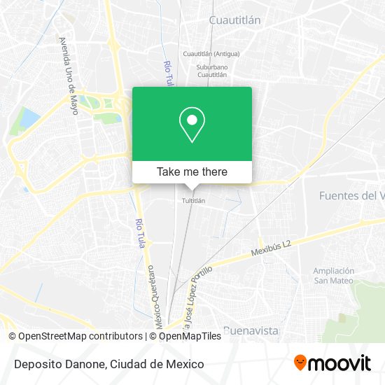 Mapa de Deposito Danone