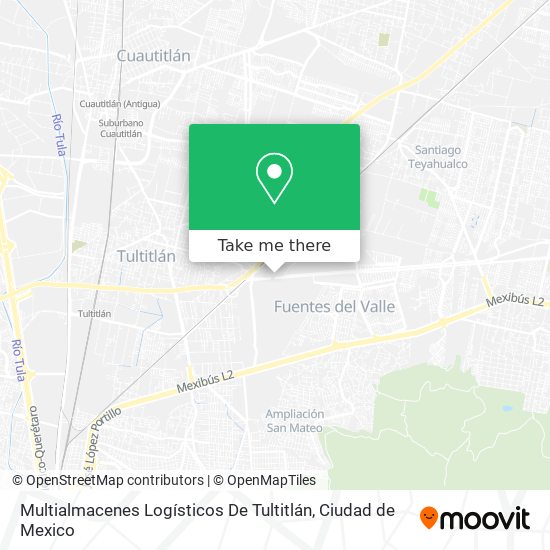 Mapa de Multialmacenes Logísticos De Tultitlán