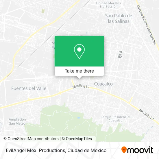 EvilAngel Mex. Productions map