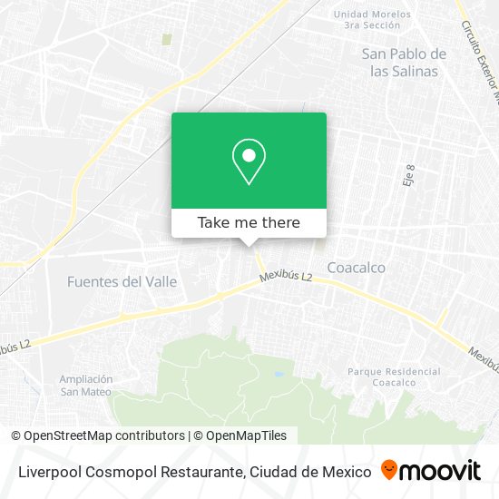 Liverpool Cosmopol Restaurante map