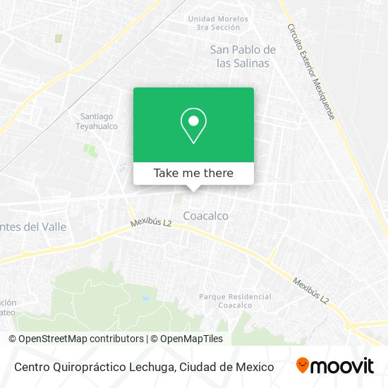 Centro Quiropráctico Lechuga map
