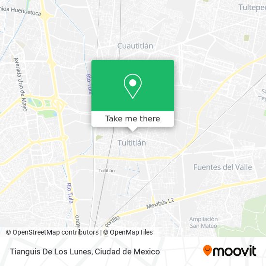 Mapa de Tianguis De Los Lunes