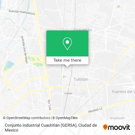 Conjunto Industrial Cuautitlán (GERSA) map
