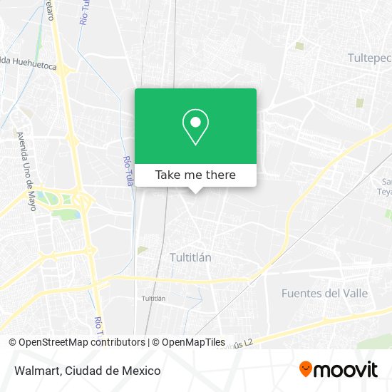 How to get to Walmart in Tepotzotlán by Bus or Train?