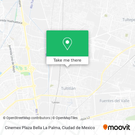 Cinemex Plaza Bella La Palma map