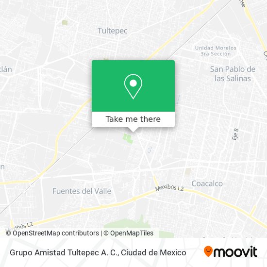 Mapa de Grupo Amistad Tultepec A. C.