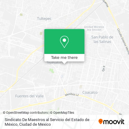 Sindicato De Maestros al Servicio del Estado de México map