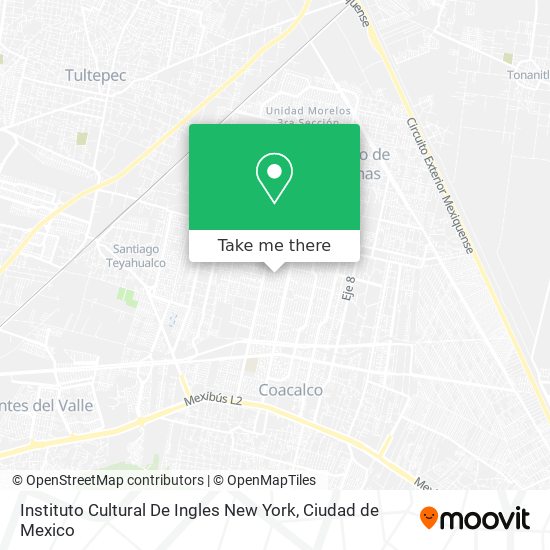 Instituto Cultural De Ingles New York map
