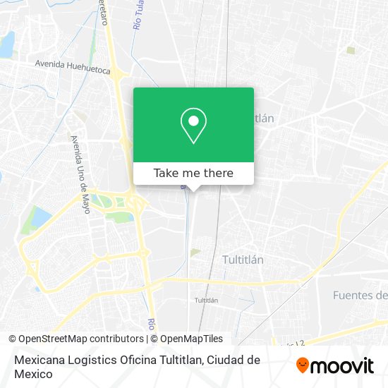 Mexicana Logistics Oficina Tultitlan map