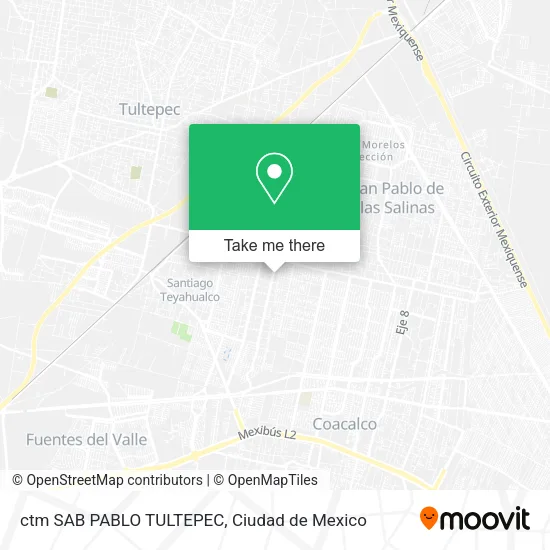 Mapa de ctm SAB PABLO TULTEPEC