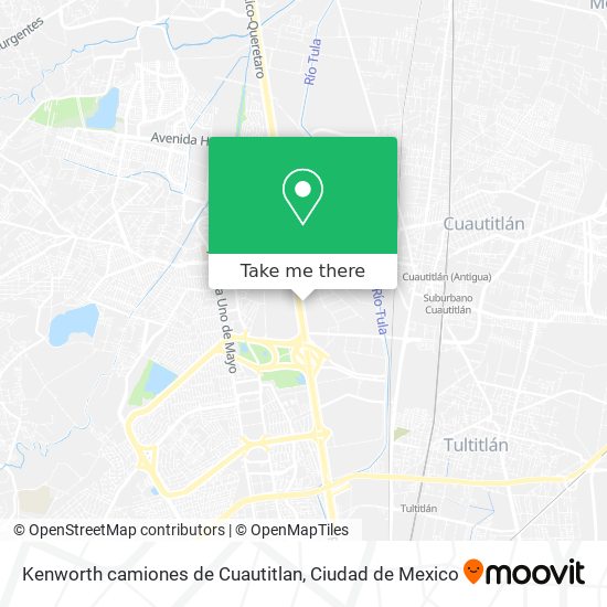 Mapa de Kenworth camiones de Cuautitlan