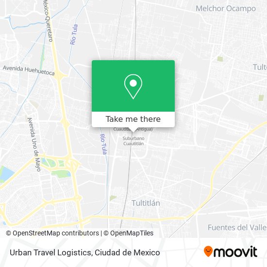 Urban Travel Logistics map