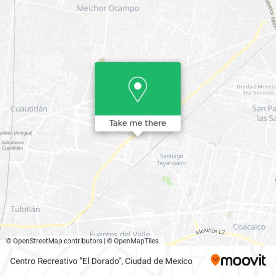 Centro Recreativo "El Dorado" map