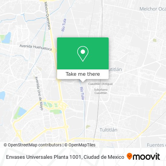 Envases Universales Planta 1001 map