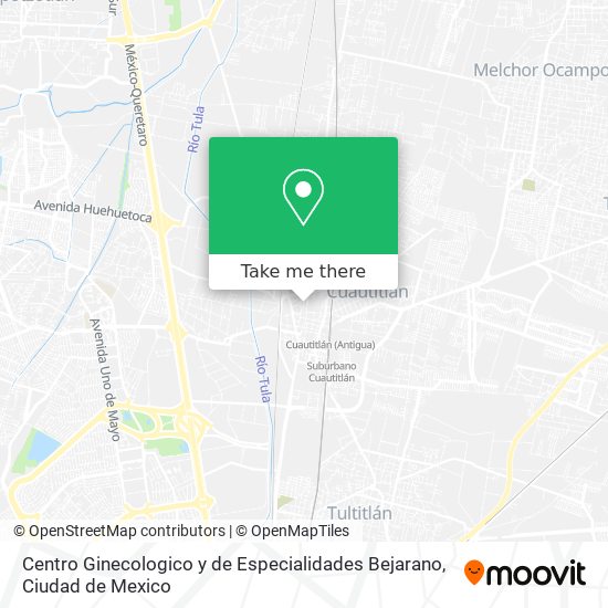 Centro Ginecologico y de Especialidades Bejarano map