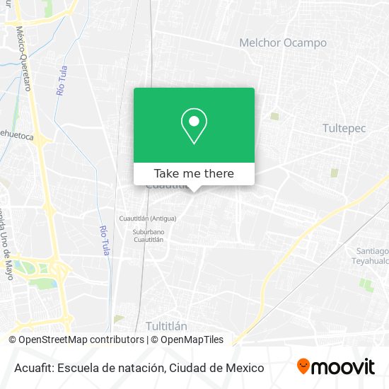 Mapa de Acuafit: Escuela de natación