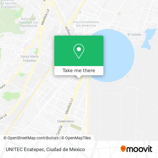 UNITEC Ecatepec map