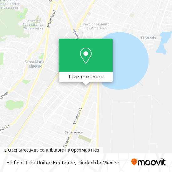 Edificio T de Unitec Ecatepec map