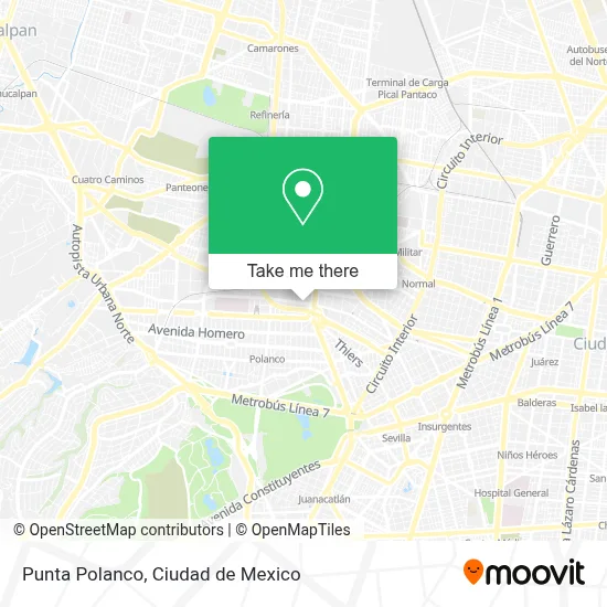 Punta Polanco map
