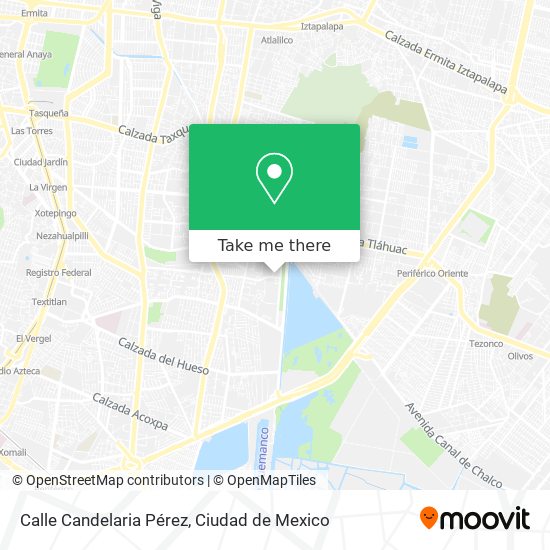 Mapa de Calle Candelaria Pérez