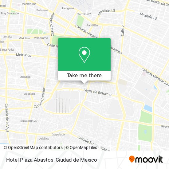 Hotel Plaza Abastos map