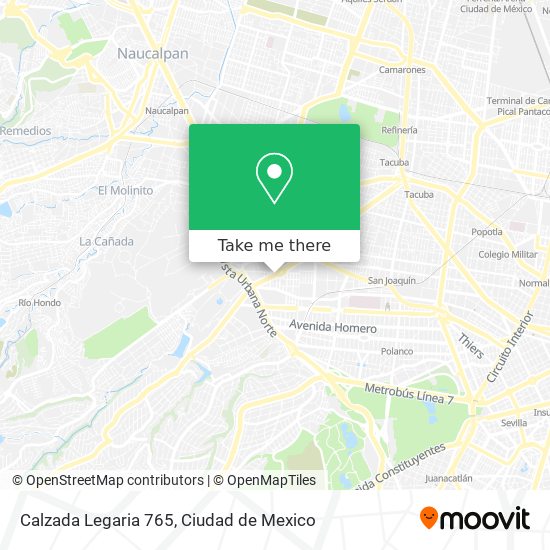 Calzada Legaria 765 map