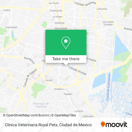 Clinica Veterinaria Royal Pets map