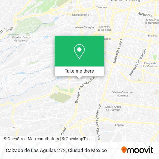 Mapa de Calzada de Las Aguilas 272