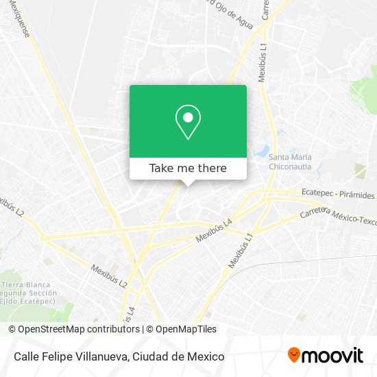 Mapa de Calle Felipe Villanueva
