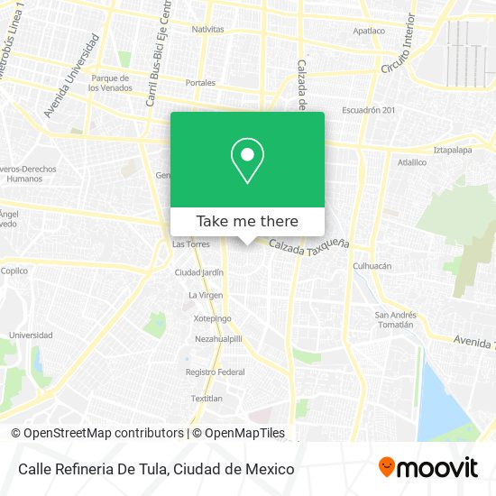 Calle Refineria De Tula map