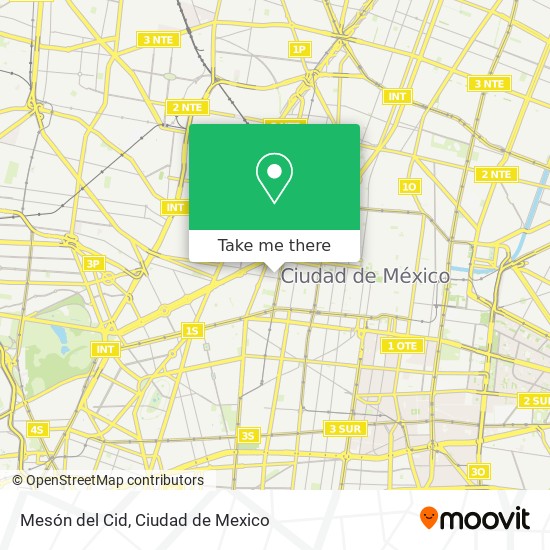 Mesón del Cid map