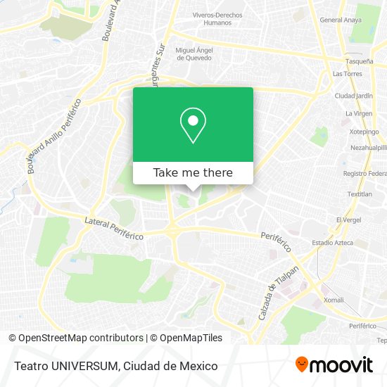 Mapa de Teatro UNIVERSUM