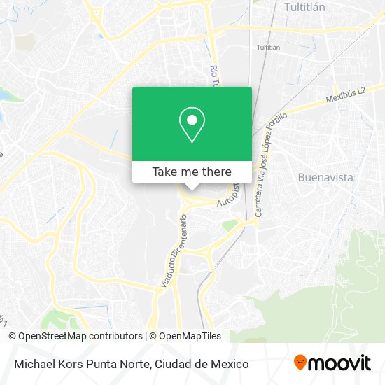 Mapa de Michael Kors Punta Norte