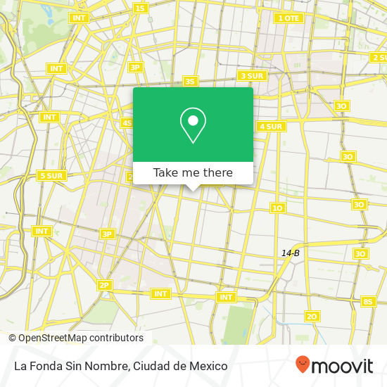 La Fonda Sin Nombre map