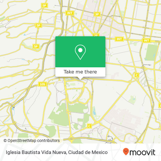 Iglesia Bautista Vida Nueva map