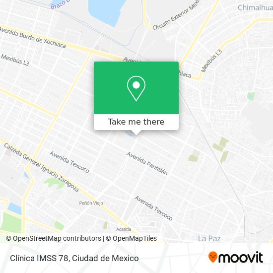 Mapa de Clínica IMSS 78