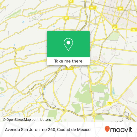Avenida San Jerónimo 260 map