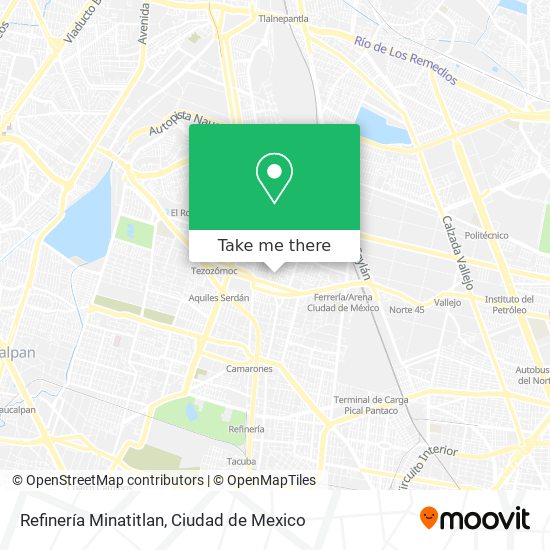 Refinería Minatitlan map