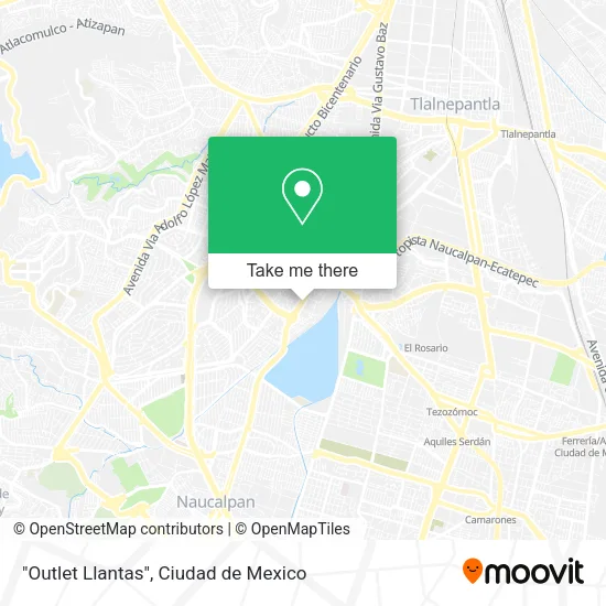 Mapa de "Outlet Llantas"
