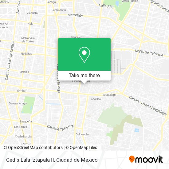 Cedis Lala Iztapala II map