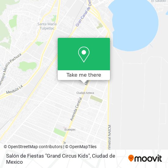 Mapa de Salón de Fiestas "Grand Circus Kids"