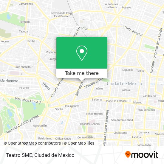Teatro SME map