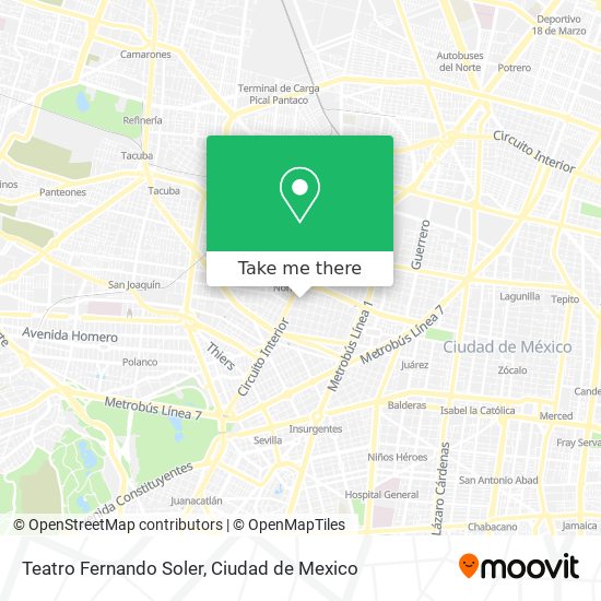 Teatro Fernando Soler map