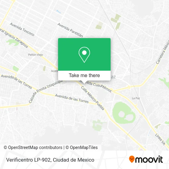 Mapa de Verificentro LP-902