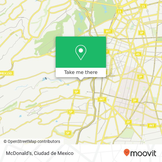 McDonald's map