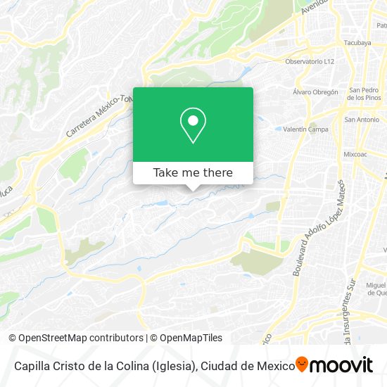 Capilla Cristo de la Colina (Iglesia) map